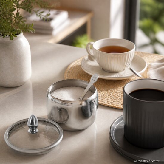 KitchenShop Захарница неръждаема стомана