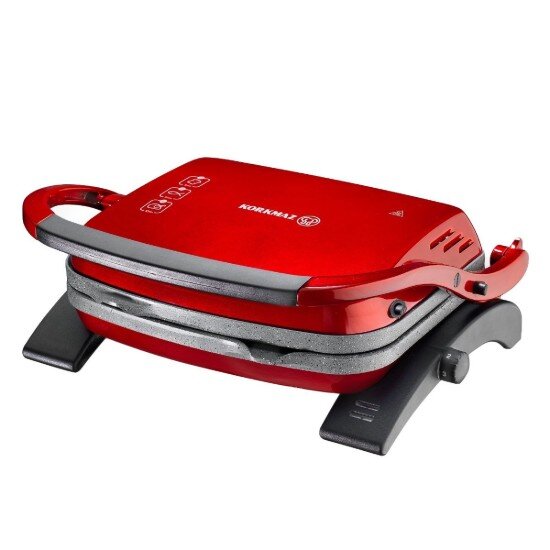 Korkmaz Електрическа скара 1800W Red "Tostkolik" -
