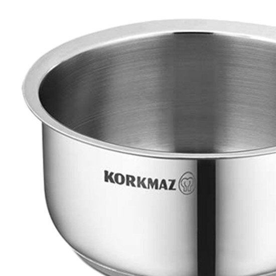 Korkmaz Тенджера неръждаема стомана 12см/075л "Minika" -