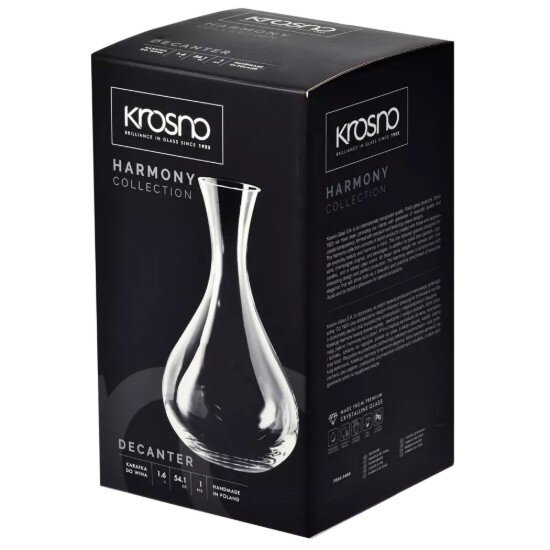 Krosno Декантер за вино от кристално стъкло 1.8L "Harmony" -