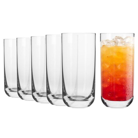 Krosno Комплект чаши "long drink" от 6 части кристално стъкло 360мл "Glamo