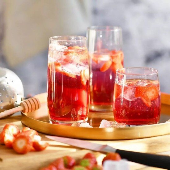 Krosno Комплект чаши "long drinks" от 6 части от стъкло 350мл "Blended" -