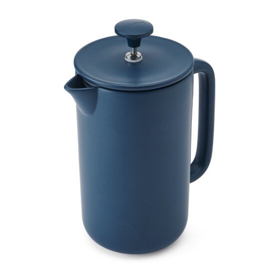 La Cafetiere Френска преса Cafetière керамика 1 л "Арецо" тъмносиня – La Cafeti
