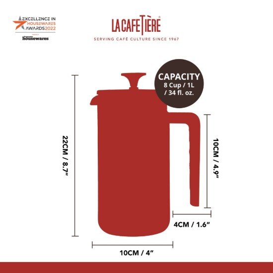 La Cafetiere Кафемашина 1L Pisa Latte Crema -