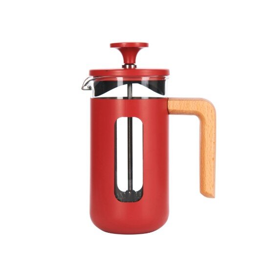 La Cafetiere Кафемашина изработена от боросиликатно стъкло 350 мл "Пиза" червен