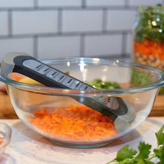 Microplane Изключително едро ренде за карфиол сиво -