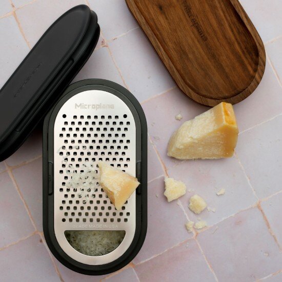 Microplane Ренде с контейнер и 2 капака Dark Grey -