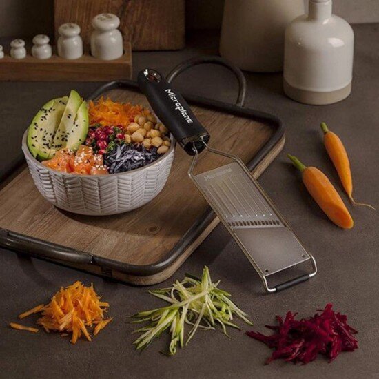 Microplane Слайсер "Gourmet" Julienne 315 x 75 см черен -