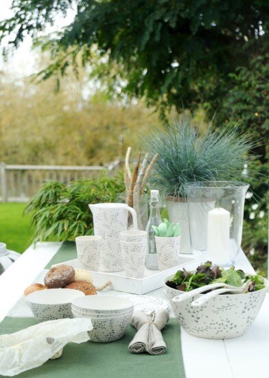 Natural Element Комплект от 2 прибора за салата рециклирана пластмаса - Natural Eleme