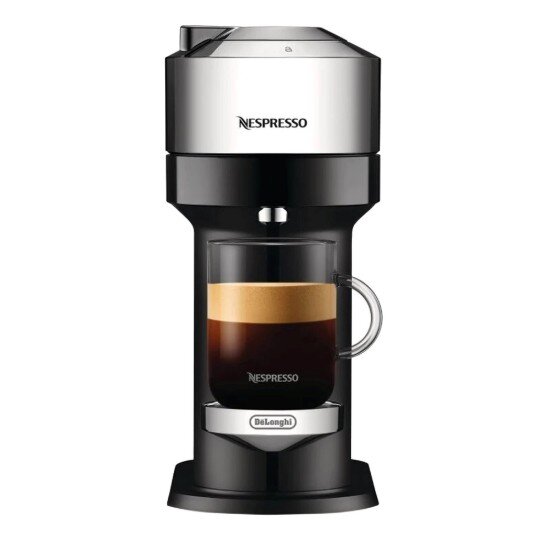 Nespresso 1500 W еспресо машина "VertuoNext Deluxe" Chrome -