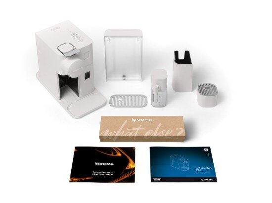 Nespresso Еспресо машина 1450W “Lattissima One” Porcelain White -