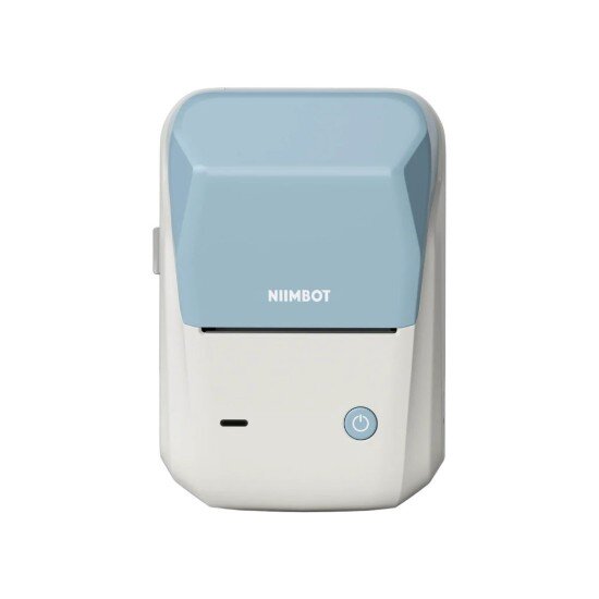 Niimbot Преносим термопринтер за етикети модел B1 PRO Light Blue -