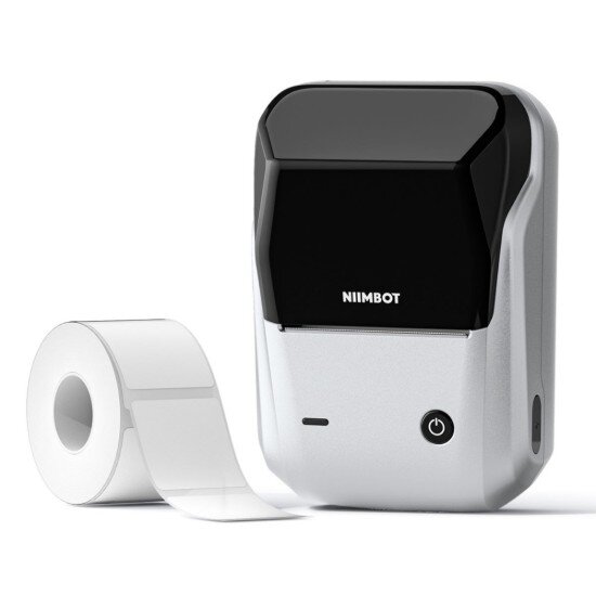 Niimbot Преносим термопринтер за етикети модел B1 Silver -