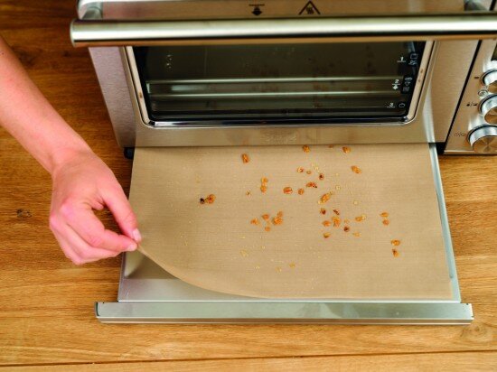 NOSTIK Комплект от 2 правоъгълни предпазни листа за фурна AirFryer фибростък