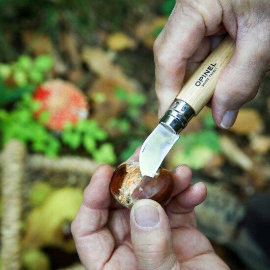 Opinel Джобен нож N°07 неръждаема стомана 4см "Nomad Cooking" -