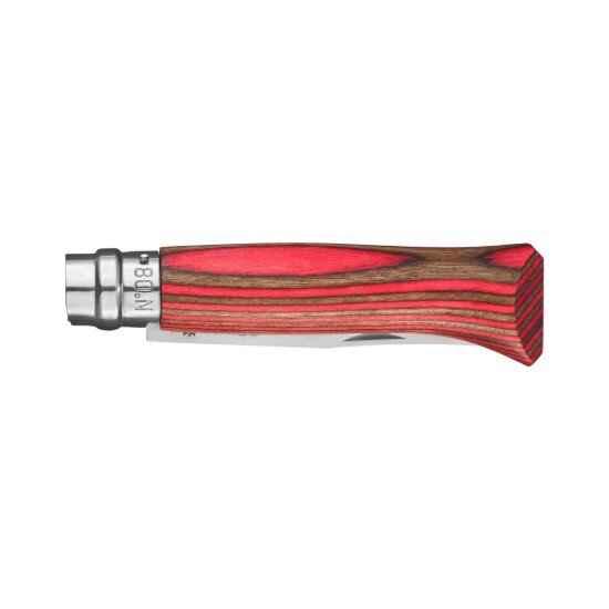 Opinel Джобен нож N°08 неръждаема стомана 8.5см "Tradition Luxe" Red Birc