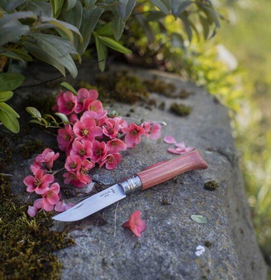 Opinel Джобен нож N°08 неръждаема стомана 8.5см "Tradition Luxe" Red Birc