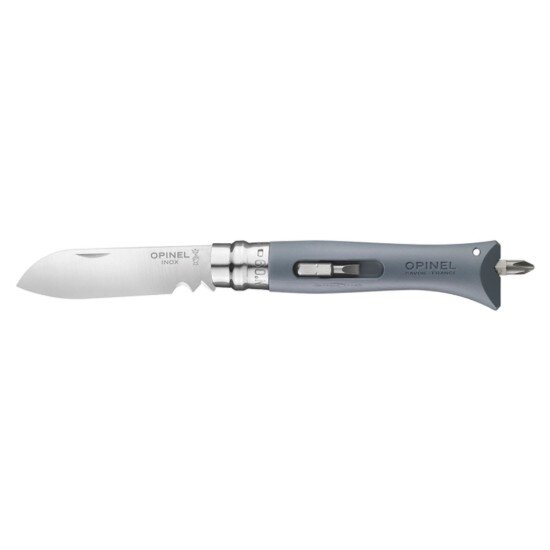 Opinel Джобен нож N°09 неръждаема стомана 8 см "DIY" Grey -