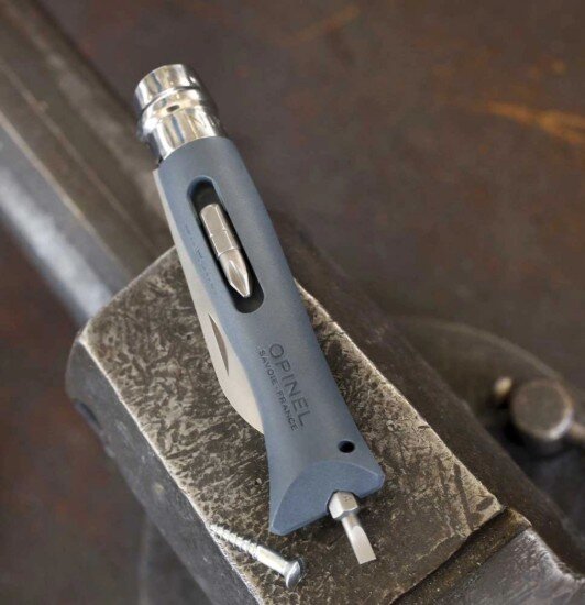Opinel Джобен нож N°09 неръждаема стомана 8 см "DIY" Grey -