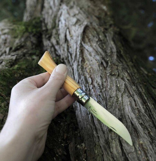 Opinel Джобен нож N°09 неръждаема стомана 9см "Tradition Luxe" Olive - Op