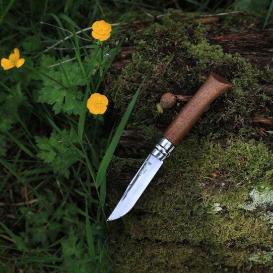 Opinel Джобен нож N°09 неръждаема стомана 9см "Tradition Luxe" Walnut - O