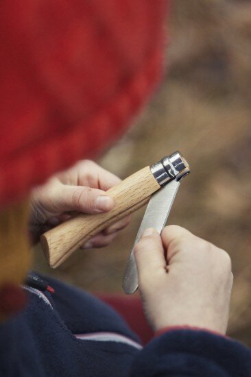 Opinel Джобен нож неръждаема стомана 8 см "My first" Natural -