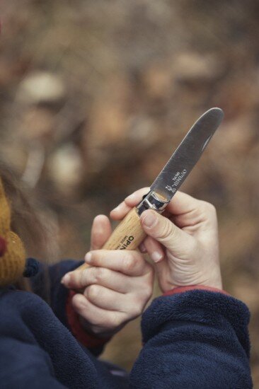 Opinel Джобен нож неръждаема стомана 8 см "My first" Natural -