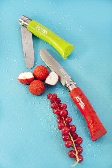 Opinel Джобен нож неръждаема стомана 8 см "My first" Red -
