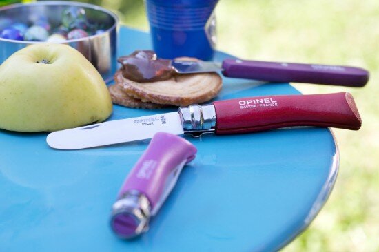 Opinel Джобен нож неръждаема стомана 8 см "My first" Red -