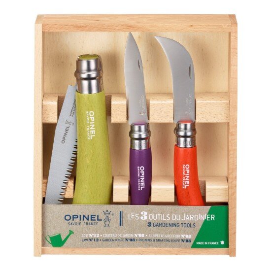 Opinel Комплект градински ножове от 3 части неръждаема стомана -