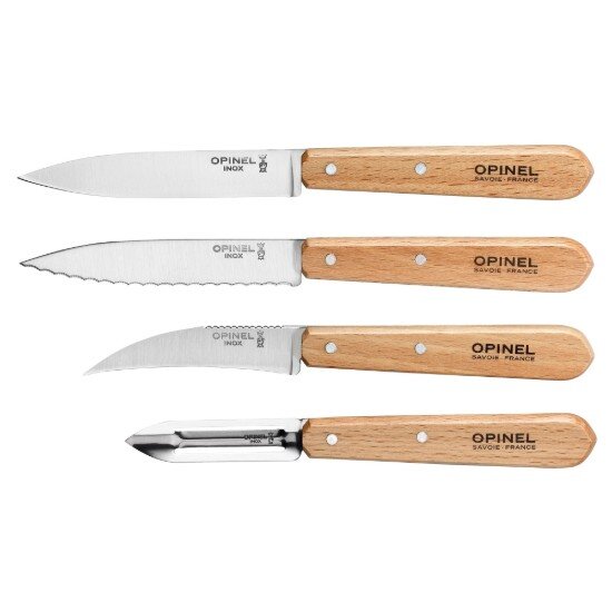 Opinel Комплект кухненски ножове от 4 части "Les Essentiels" -
