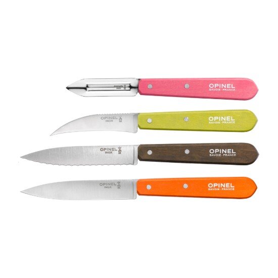 Opinel Комплект ножове от 4 части неръждаема стомана "Les Essentiels" - Opi