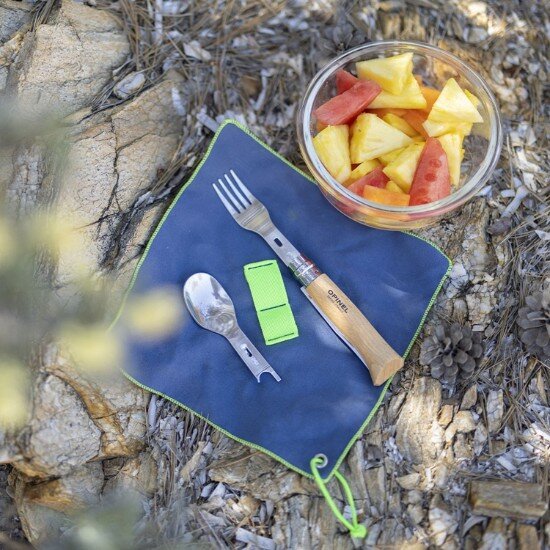 Opinel Комплект прибори за пикник от 2 части неръждаема стомана "Picnic Plu