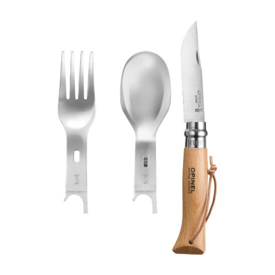 Opinel Комплект за пикник от 4 части неръждаема стомана "Picnic Plus" - Opi