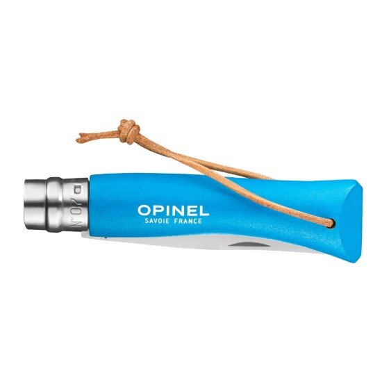 Opinel N°07 джобно ножче неръждаема стомана 8 см "Colorama" Cyan -