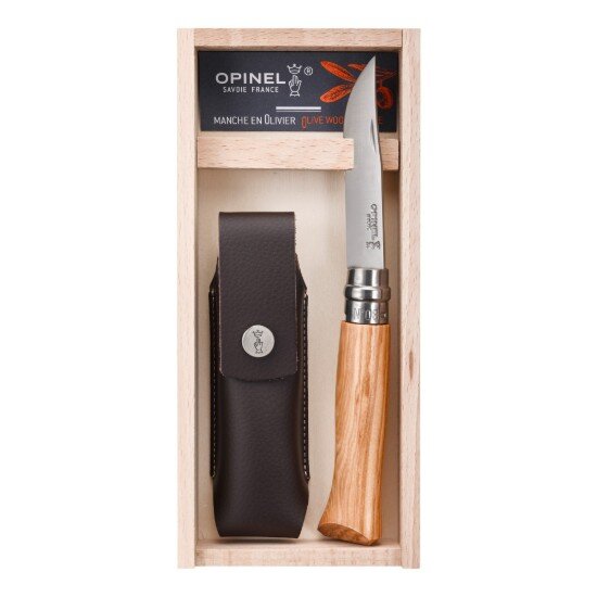 Opinel N°08 джобен нож с кания неръждаема стомана 85 см "Tradition Luxe"