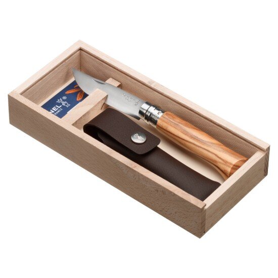 Opinel N°08 джобен нож с кания неръждаема стомана 85 см "Tradition Luxe"
