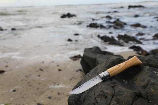 Opinel N°08 джобен нож с кания неръждаема стомана 85 см "Tradition Luxe"