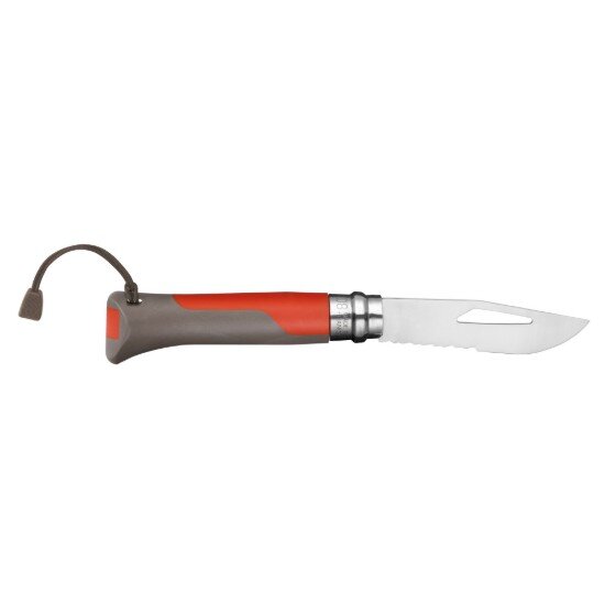 Opinel N°08 джобен нож със свирка неръждаема стомана 85 см "Outdoor" Red