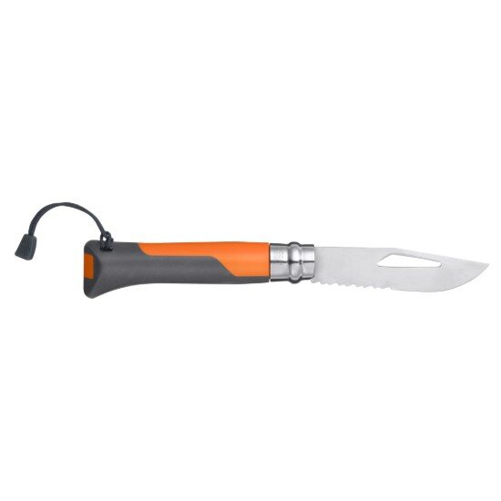 Opinel N°08 джобен нож със свирка неръждаема стомана 85 см "Outdoor" Sof