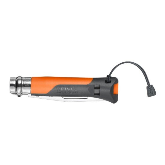 Opinel N°08 джобен нож със свирка неръждаема стомана 85 см "Outdoor" Sof