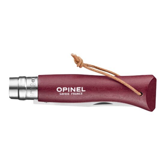 Opinel N°08 джобно ножче неръждаема стомана 85 см "Colorama" Garnet- Opi