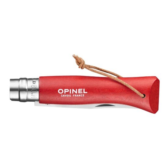 Opinel N°08 джобно ножче неръждаема стомана 85 см "Colorama" Red - Opine