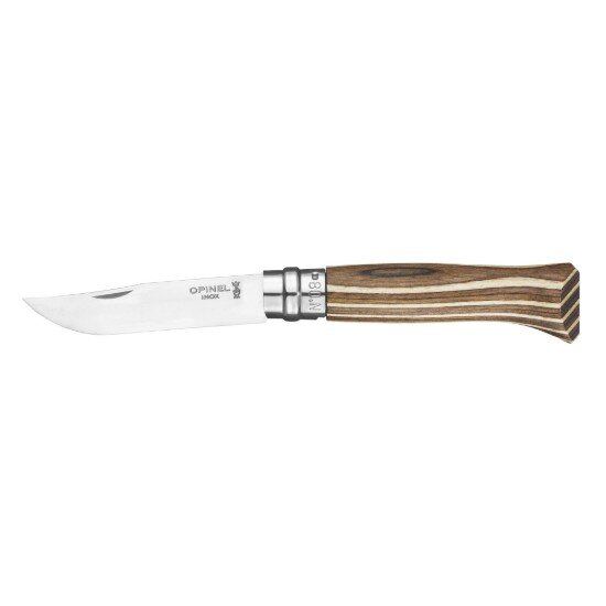 Opinel N°08 джобно ножче неръждаема стомана 85 см "Tradition Luxe" Brown