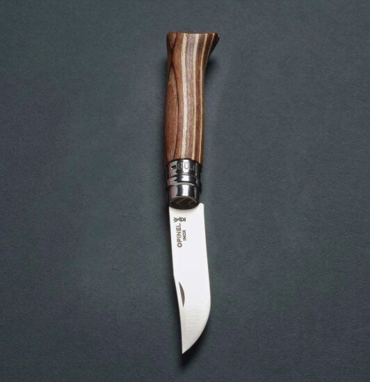 Opinel N°08 джобно ножче неръждаема стомана 85 см "Tradition Luxe" Brown