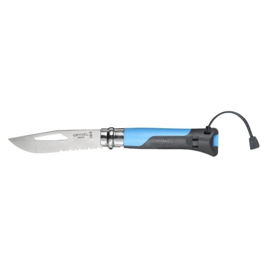 Opinel N°08 джобно ножче със свирка неръждаема стомана 85 см "Outdoor" S