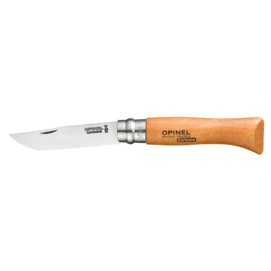 Opinel N°08 джобно ножче въглеродна стомана 8.5cm "Carbone" -