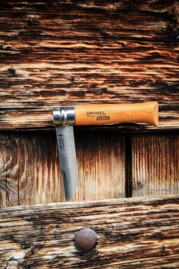Opinel N°08 джобно ножче въглеродна стомана 8.5cm "Carbone" -