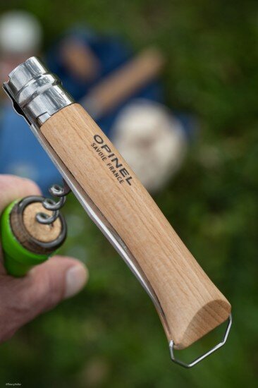 Opinel Нож N°10 от неръждаема стомана с тирбушон 10 см -