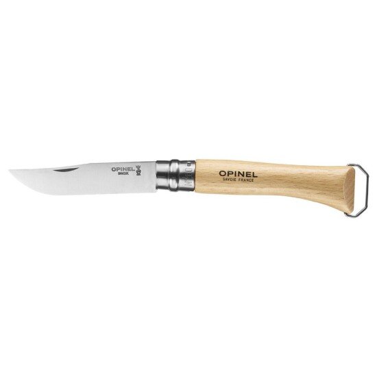 Opinel Нож N°10 от неръждаема стомана с тирбушон 10 см -